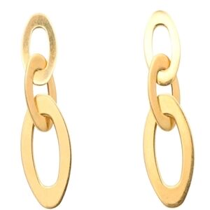 Elegant Gold Link Earrings